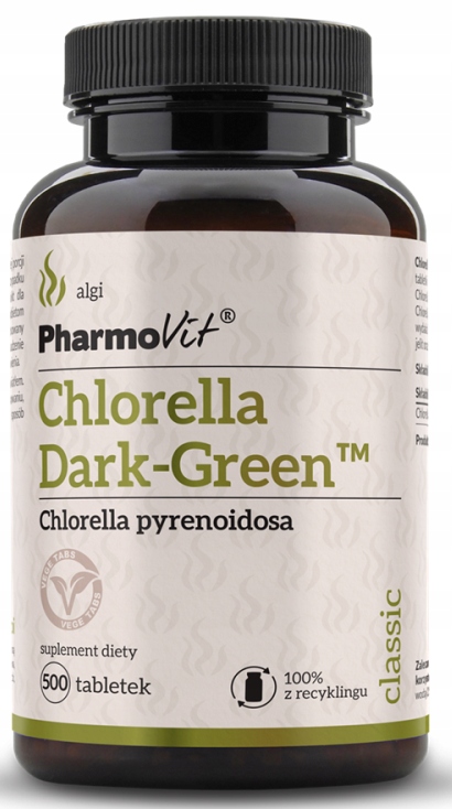 CHLORELLA DARK GREEN (1500 mg) 500 TABLETEK PHARMOVIT (CLASSIC)