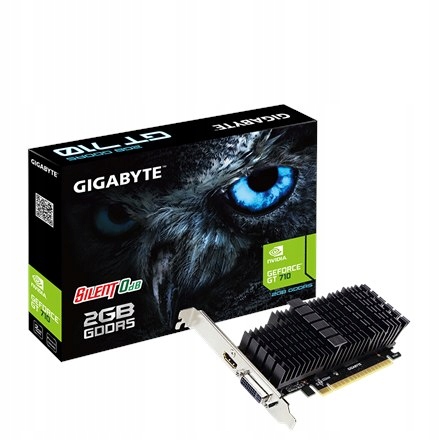 Gigabyte Low Profile NVIDIA, 2 GB, GeForce GT 710,