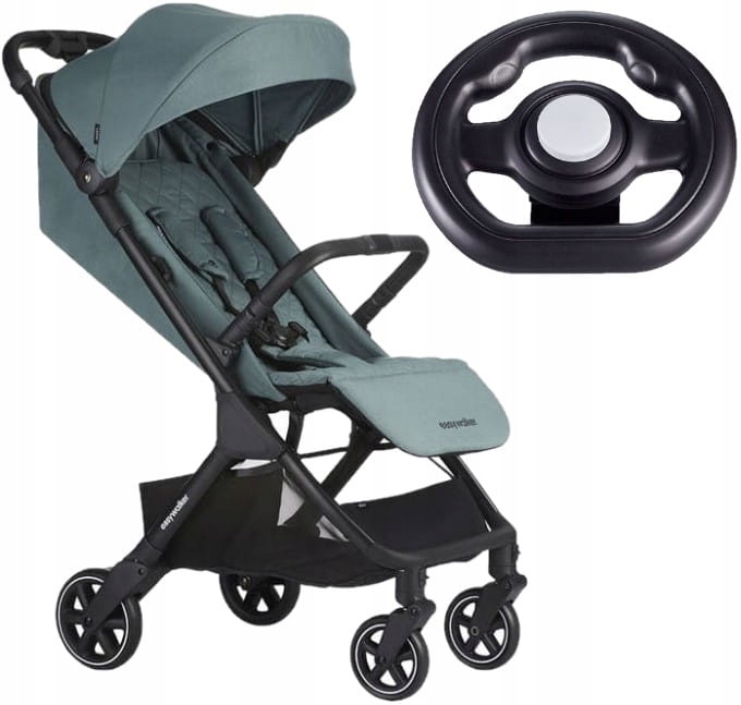 ZESTAW Easywalker Miley 2 Wózek Spacerowy Forest Green + Torba + Kierownica