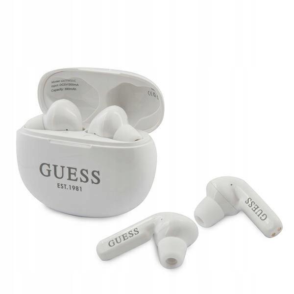 GUESS ORYGINALNE SŁUCHAWKI BLUETOOTH TWS POWERBANK