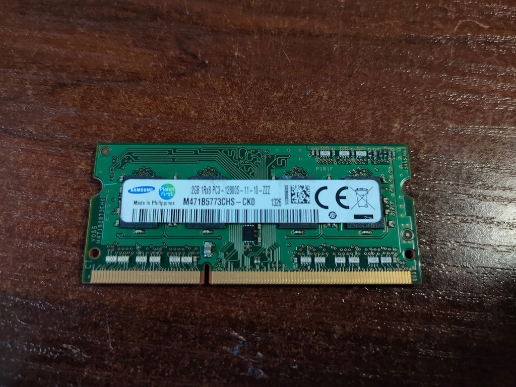 PAMIĘĆ DDR3 1RX8 2GB 12800S 10800S
