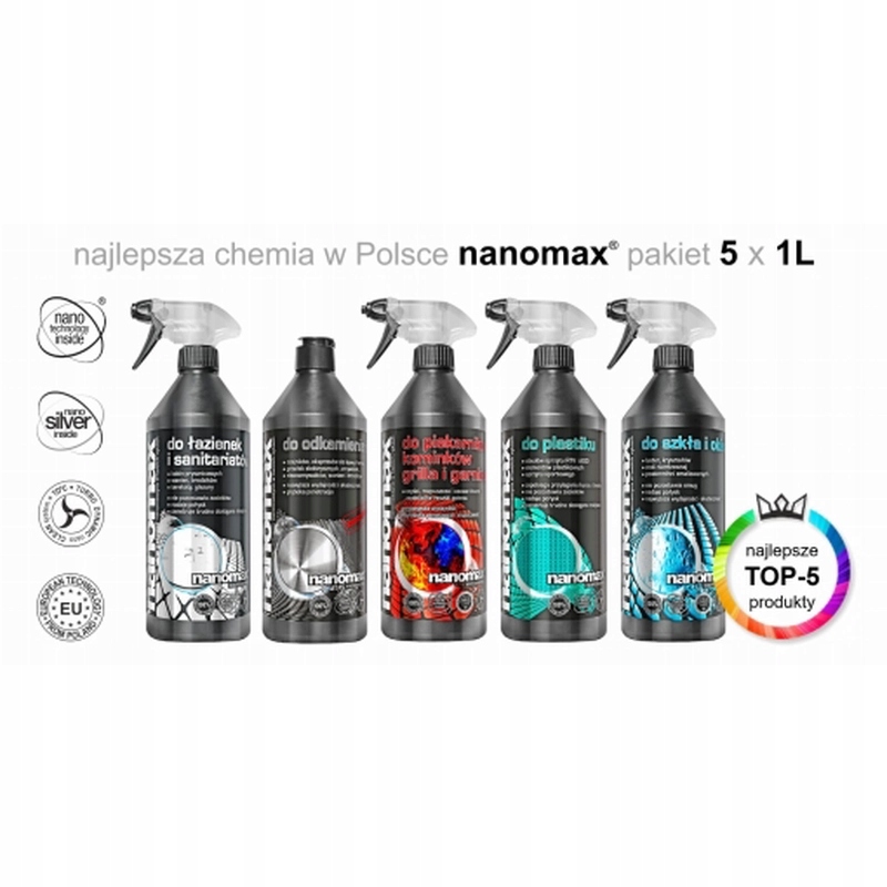 nanomax PROFESSIONAL zestaw TOP-5, 1L