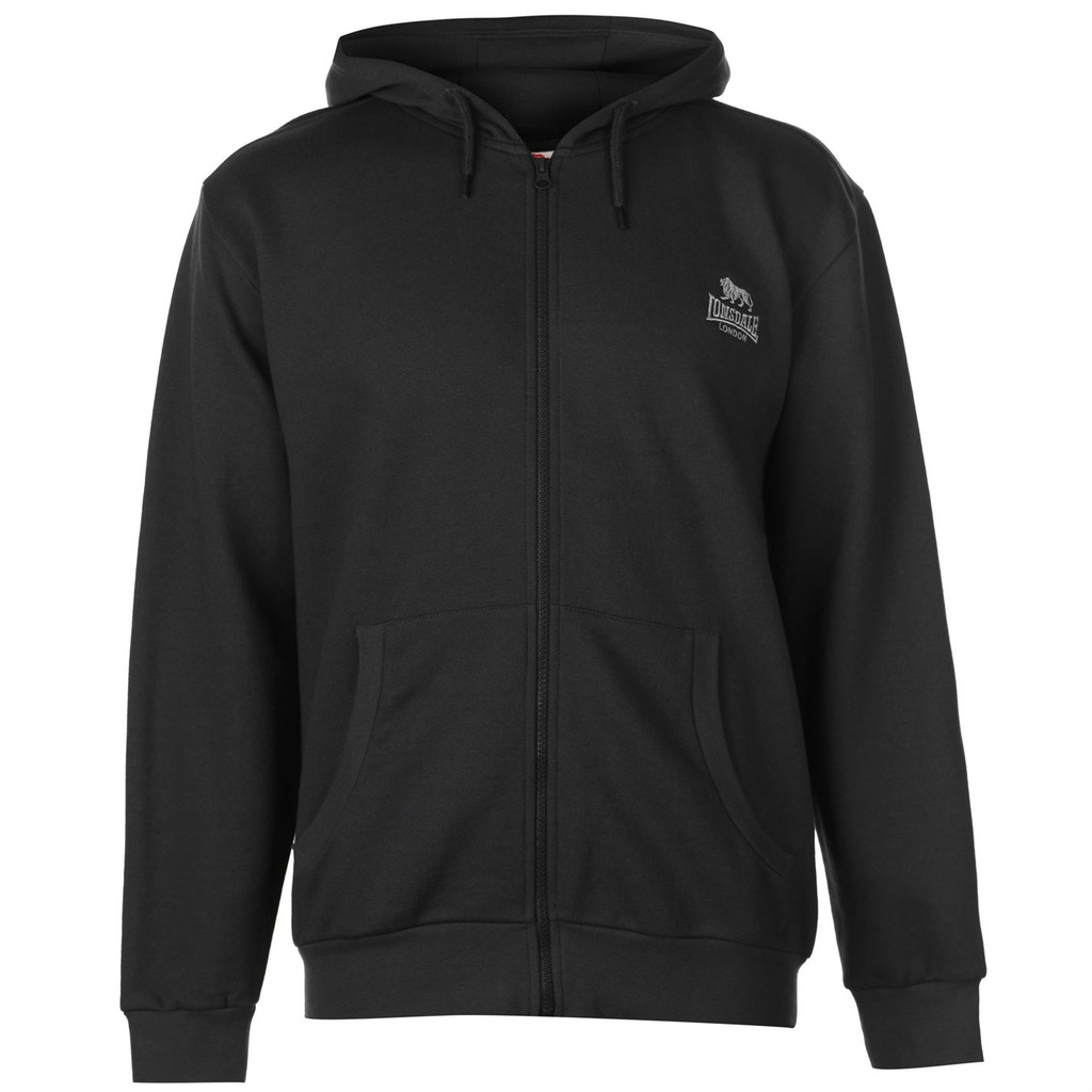 LONSDALE bluza męska kaptur Hoodie Mens CZARNA M