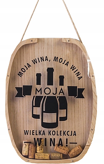 Korkołap Pojemnik na Korki Dekoracja Skarbonka