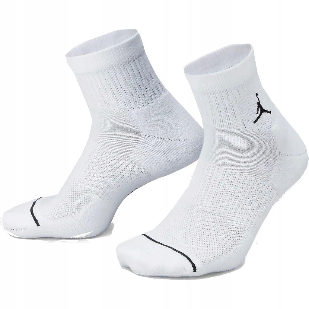 Skarpety Nike Jordan Everyday 42-46 kostki białe 3-pack dri-fit