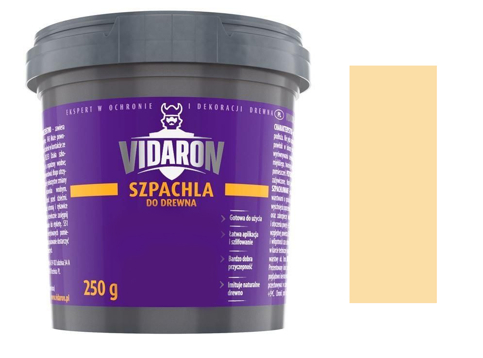 VIDARON SZPACHLÓWKA SZPACHLA DO DREWNA JODŁA
