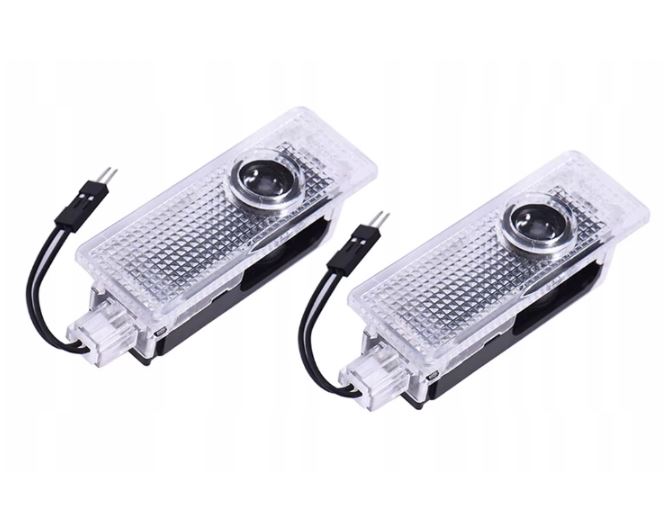 4x LAMPA PROJEKTORA DO DRZWI SAMOCHODU LED UNIWERSALNE
