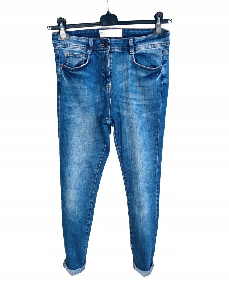 Jeansowe spodnie rurki New Look 38 M