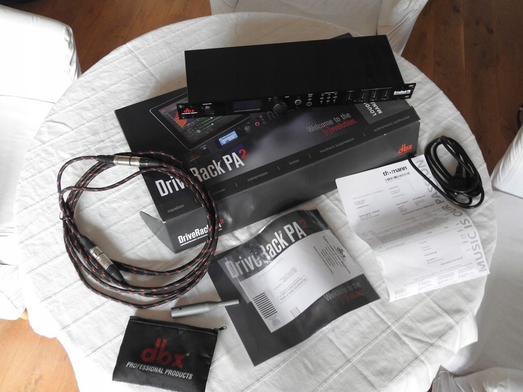 dbx Drive rack Pa 2 + mikrofon + kabel