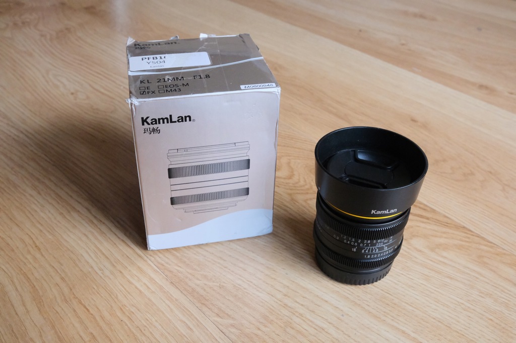 Kamlan 21mm F1.8 - obiektyw manualny Fujifilm X FX
