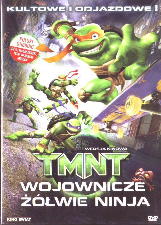 ŻÓLWIE NINJA dvd TMNT