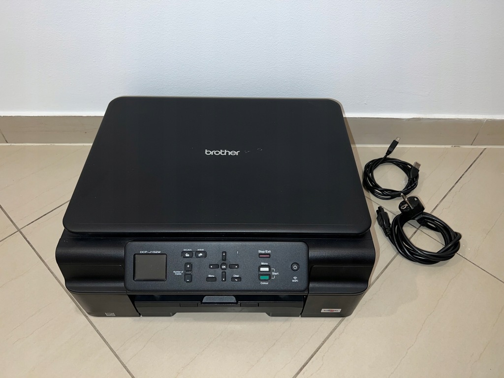 Drukarka BROTHER DCPJ152W WiFi na tusze LC123XL 12978151938