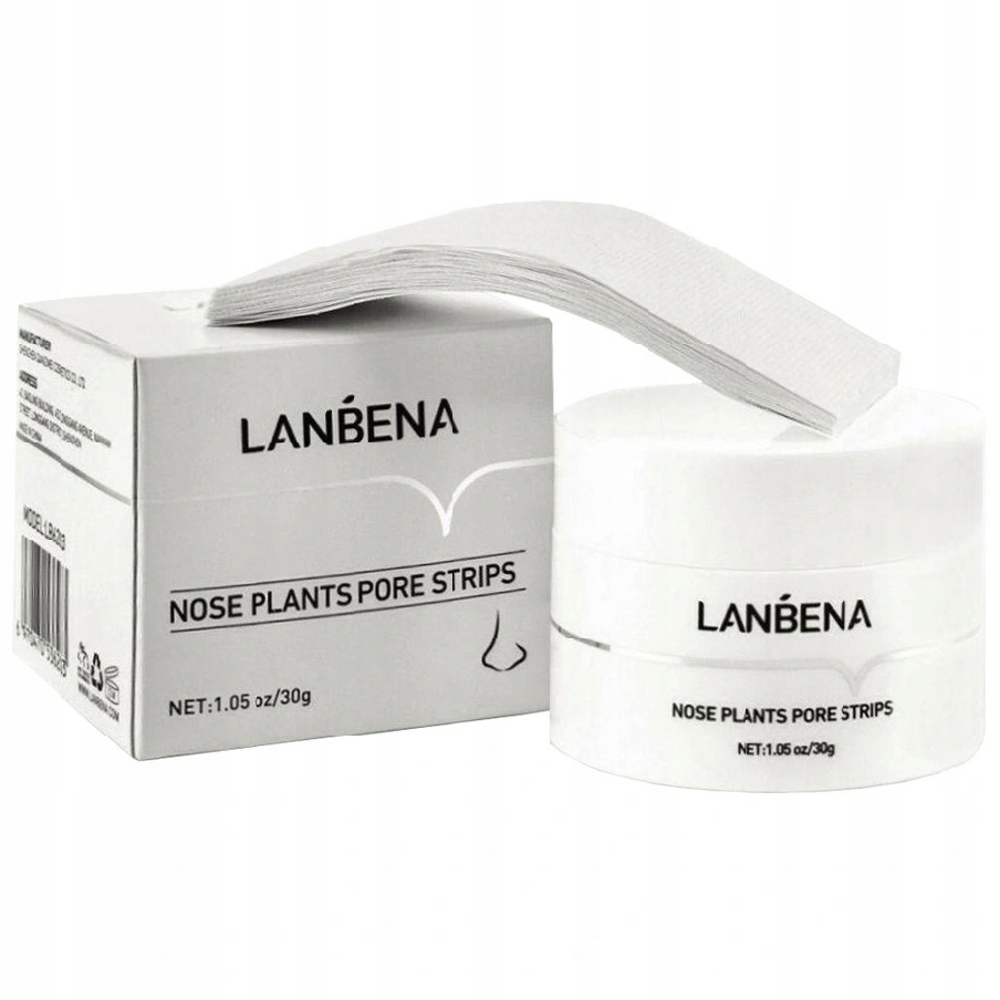 LANBENA Biała maska na wągry Nose Plants Pore Strip