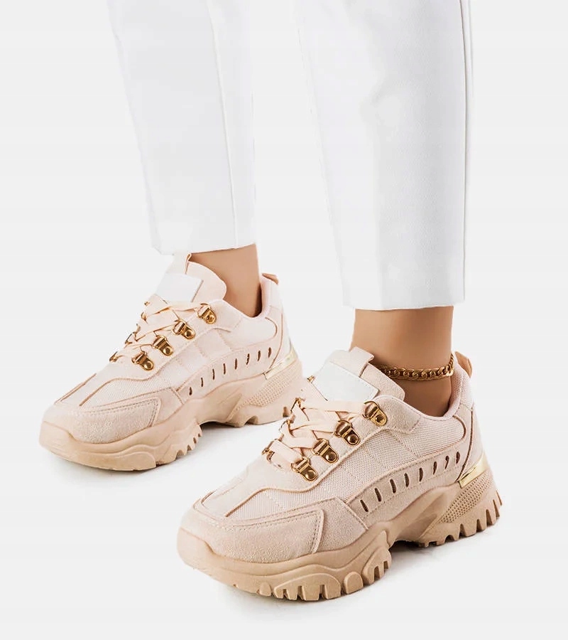 Beżowe sneakersy Mindy rozmiar 36