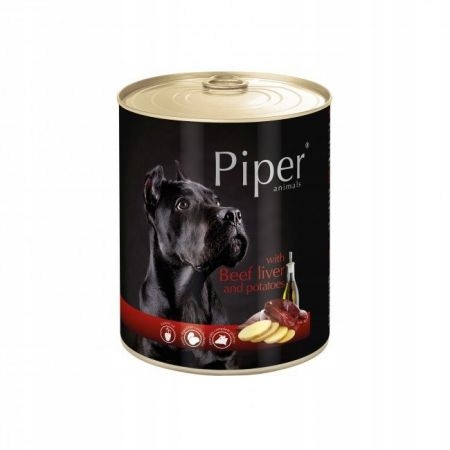 Piper Karma mokra dla psów z wątrobą 12x800g