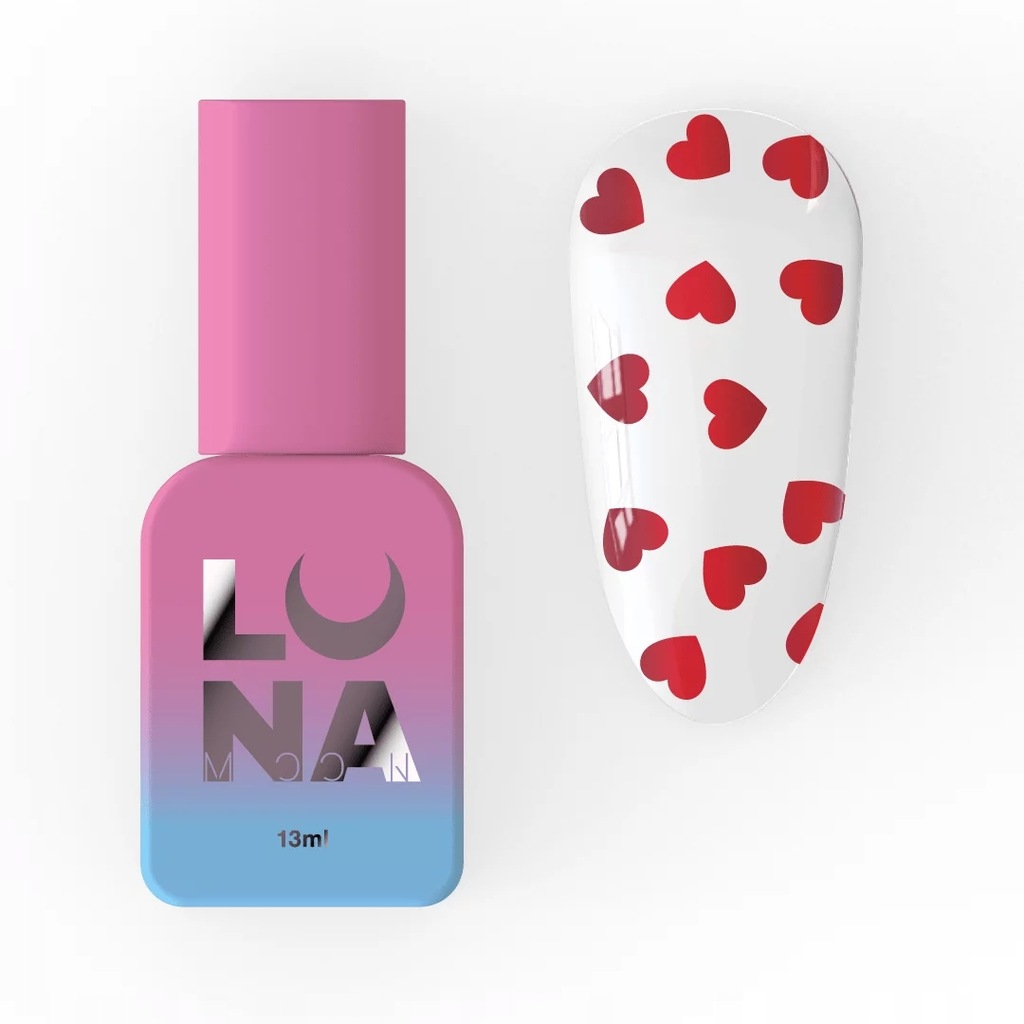 Top hybrydowy Luna Romantic Red, 13 ml