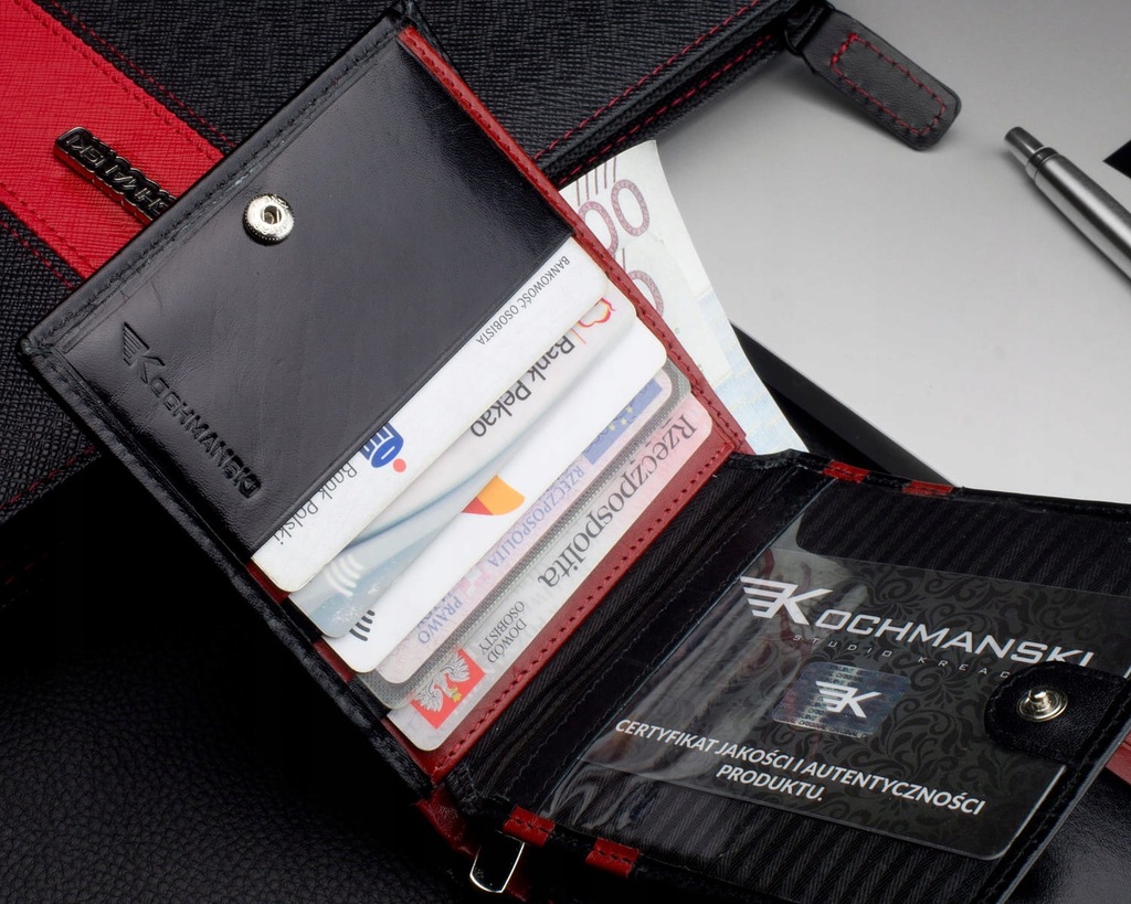 Купить Мужской кожаный кошелек Kochmanski PREMIUM RFID: отзывы, фото, характеристики в интерне-магазине Aredi.ru