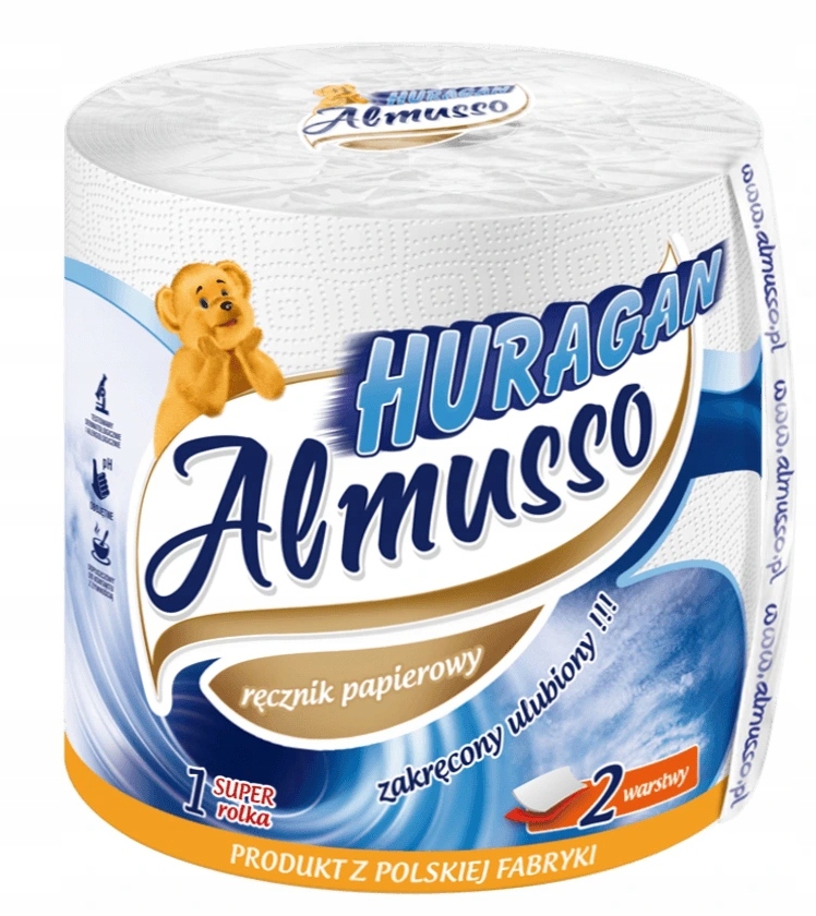 Almusso HURAGAN ręcznik papierowy 2 warstwy 60m