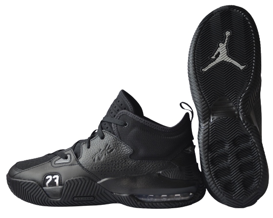 R.42 BUTY MĘSKIE JORDAN STAY LOYAL 2 ORYGINAŁ skórzane koszykarskie czarne