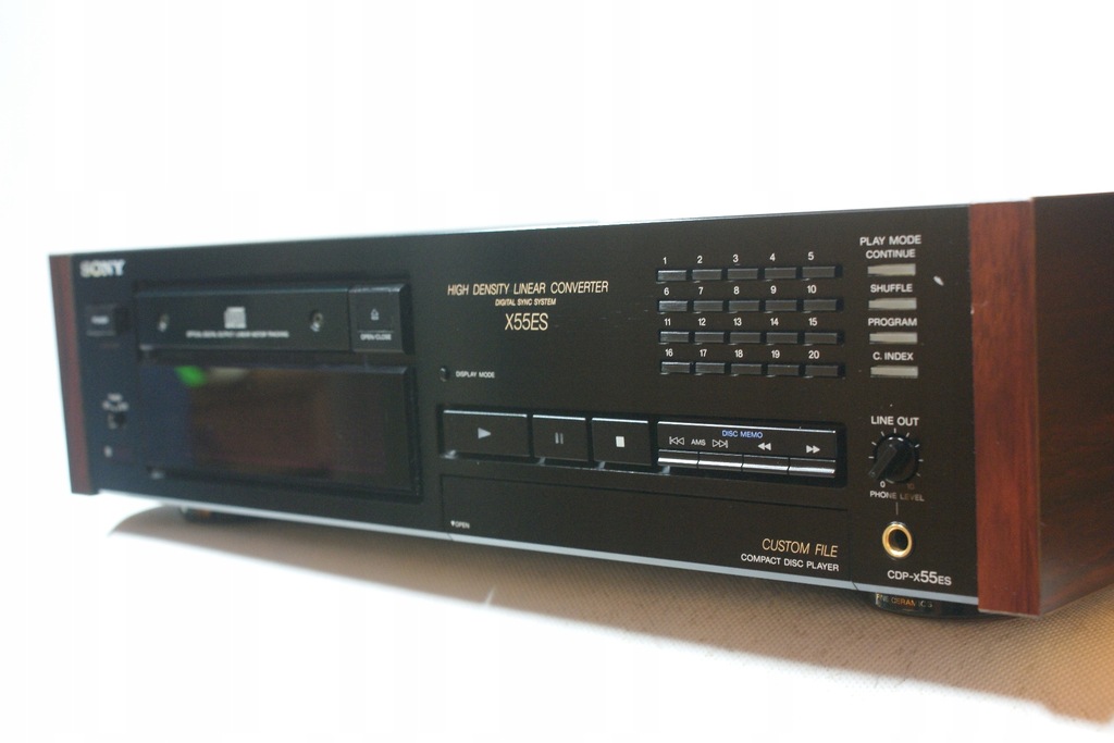 SONY CDプレイヤー　CDP-X55ES ジャンク SONY CDP-X55ES CDプレイヤー オーディオ ジャンク S6346890
