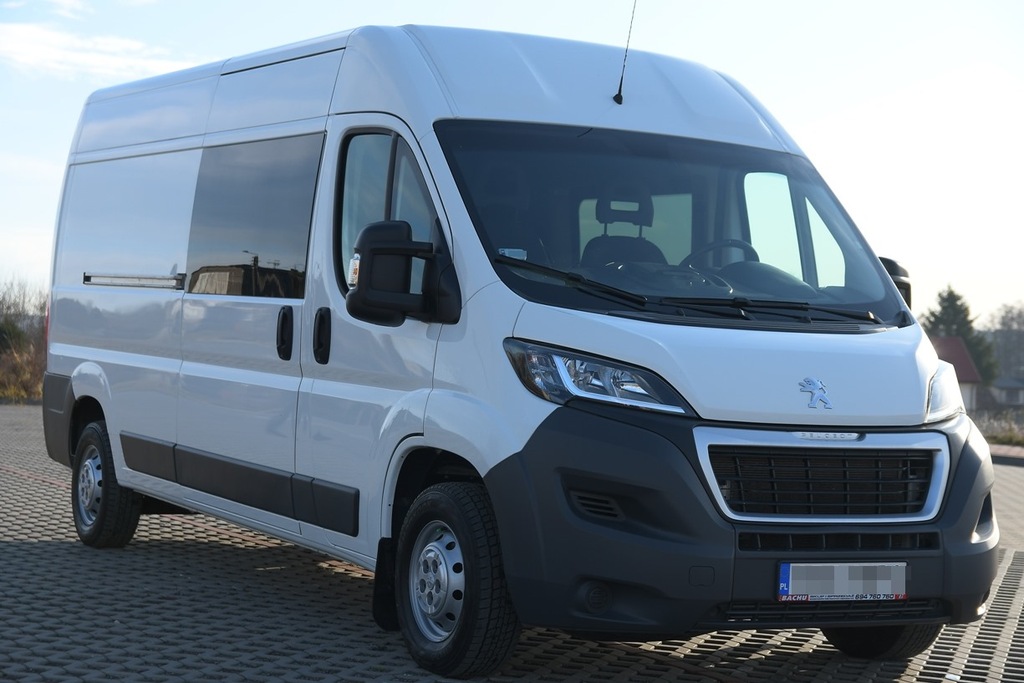 PEUGEOT BOXER DOKA 163KM_BRYGADOWY 6-9os SALON PL