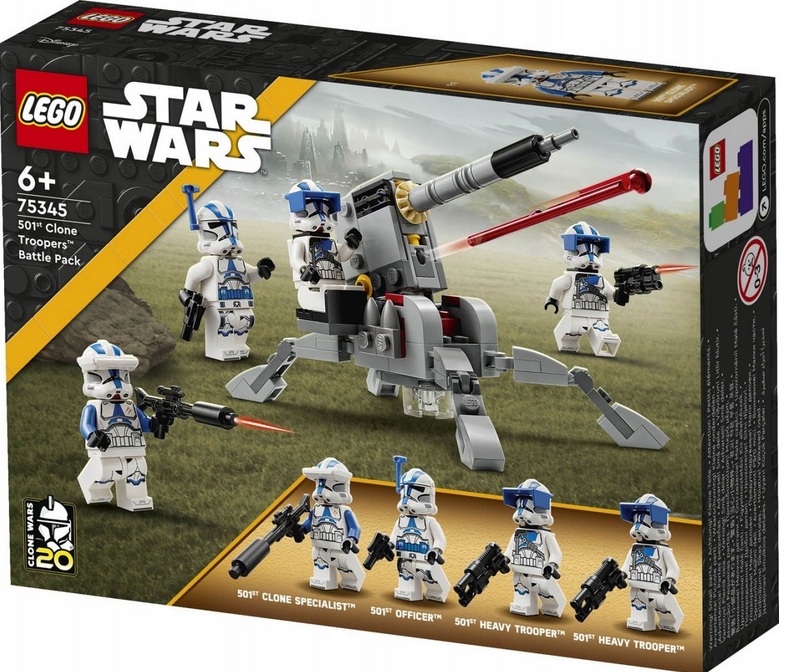 LEGO 75345 Star Wars Żołnierze-klony z 501 legionu - 13235523941 ...