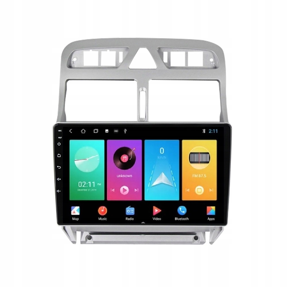 RADIO NAWIGACJA ANDROID PEUGEOT 307 2001-2008 +KAM