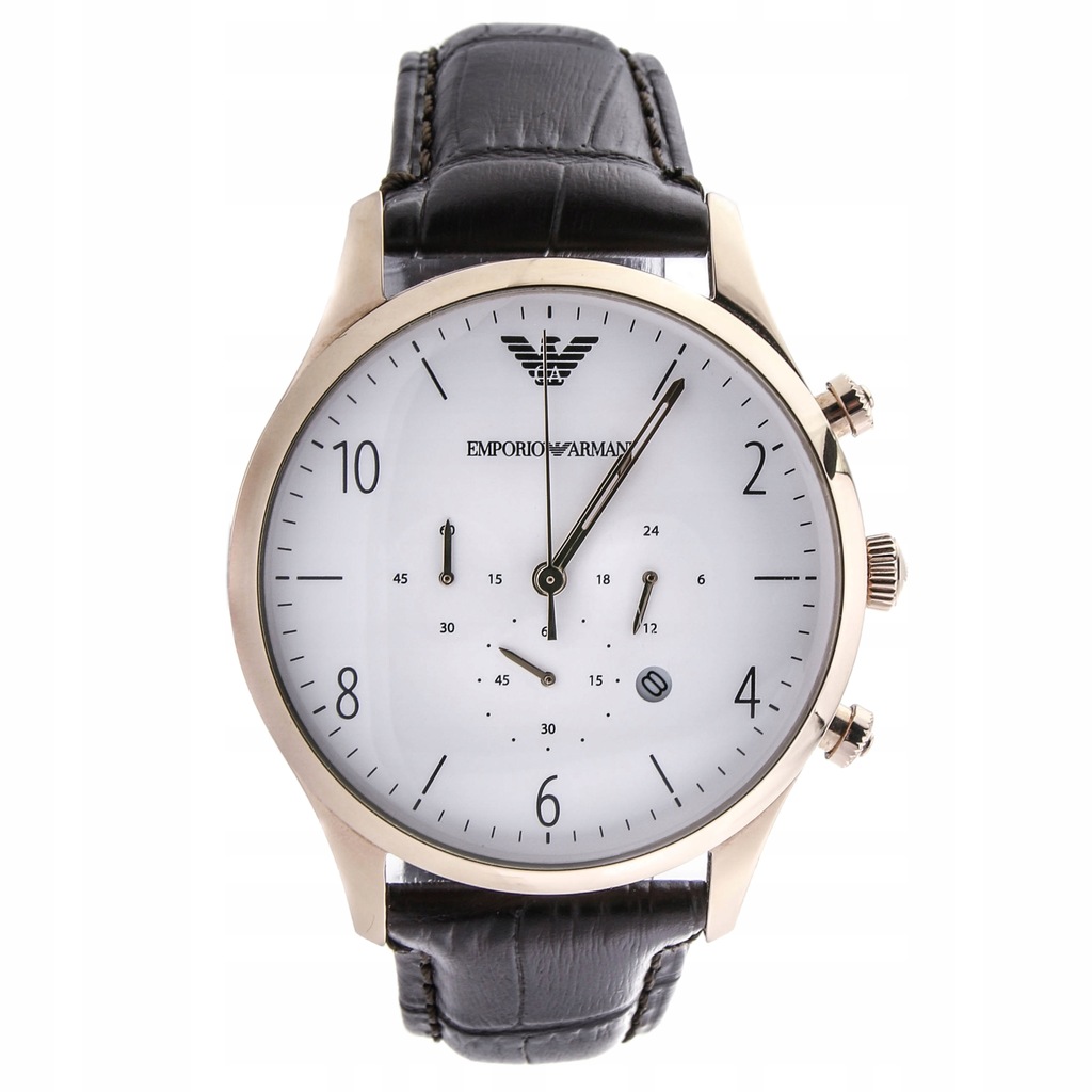 Zegarek męski EMPORIO ARMANI AR1916 brązowy złoty