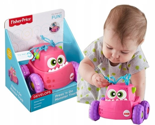 FISHER PRICE ODJAZDOWY STWOREK do raczkowania dz