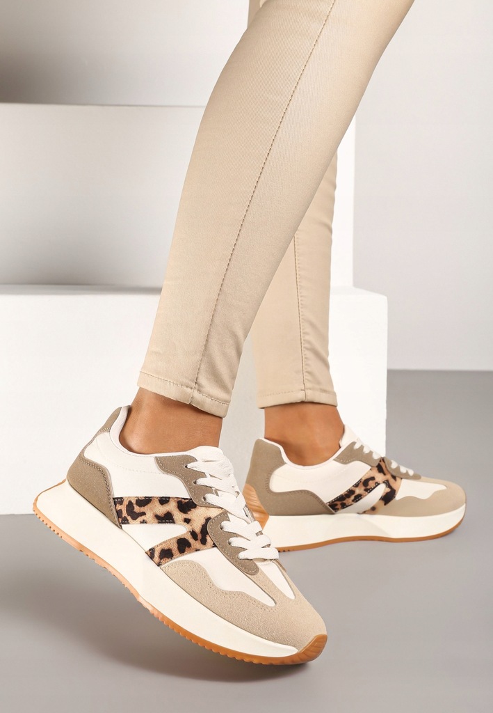 Renee Brązowe Sneakersy damskie 40