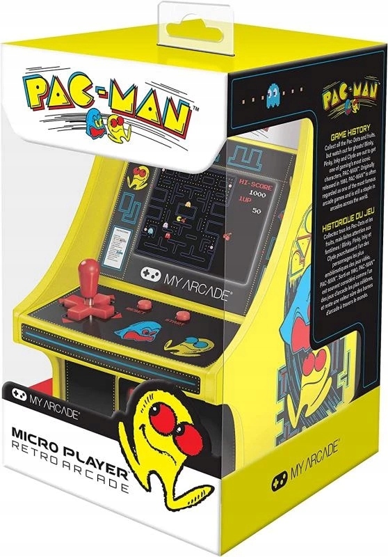 MICRO PLAYER PAC-MAN 40TH 3220 MAŁY AUTOMAT DO GRY