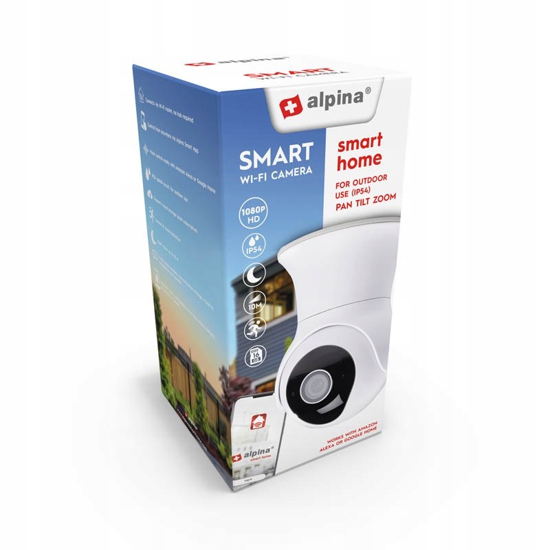 Alpina - Inteligentna kamera IP Wi-Fi FullHD obrot