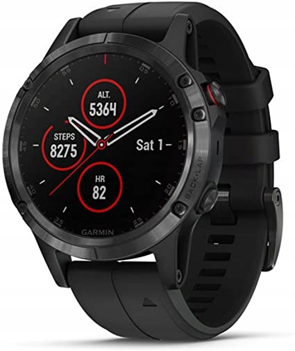 Zegarek Garmin Fenix 5S Plus Sapphire z niebieskim