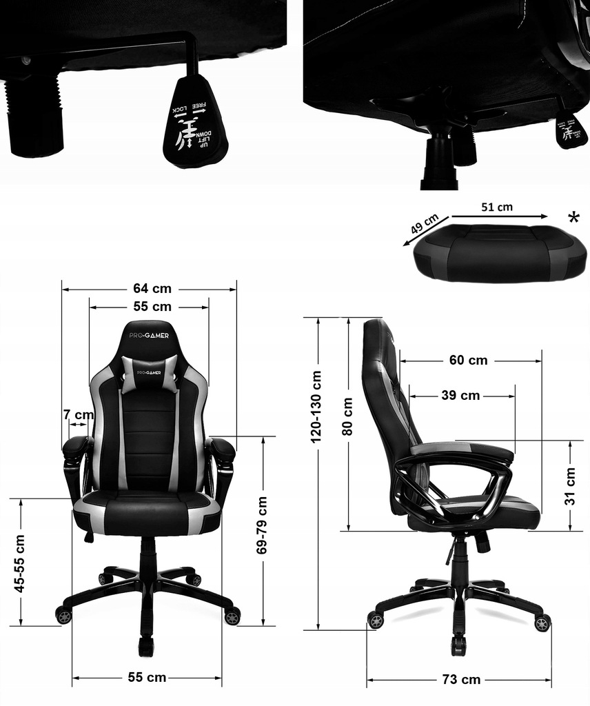 Купить Вращающееся игровое кресло BUCKET для геймера DGP: отзывы, фото, характеристики в интерне-магазине Aredi.ru