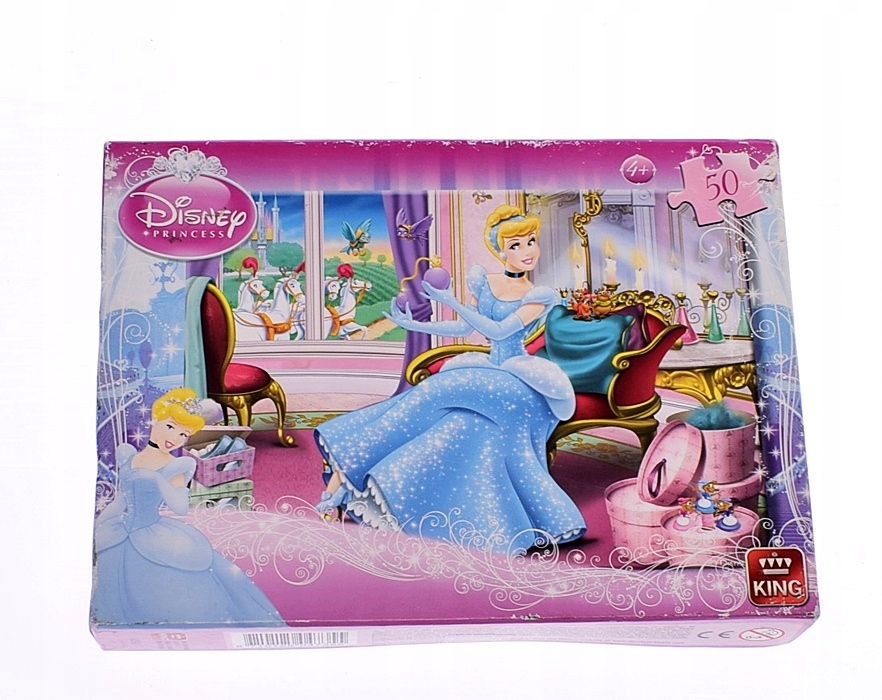 5202-19 ...KING DISNEY... p#p PUZZLE KOPCIUSZEK 50