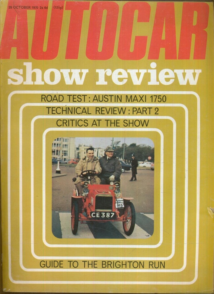AUTOCAR; 9 numerów z lat 1970 - 1972
