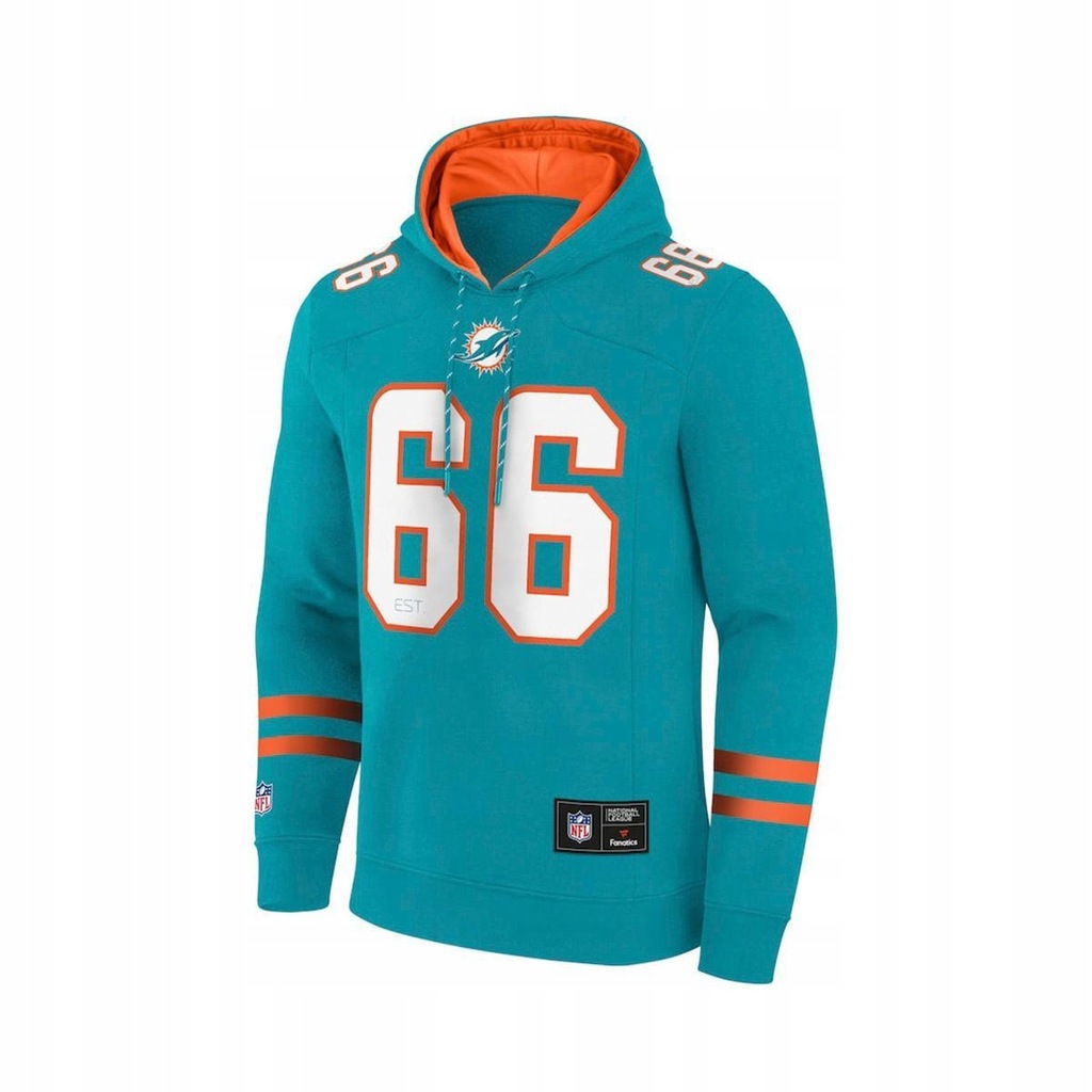 Bluza Fanatics NFL Sweatshirt Foundation Fleece Hoody Miami Dolphins - L