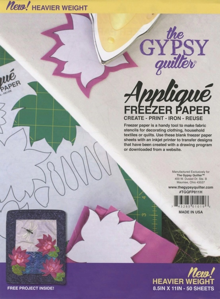 Freezer Paper 21cm x 28cm grubszy