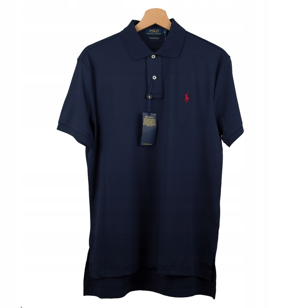 RALPH LAUREN POLO koszulka męska granatowa XL Pima