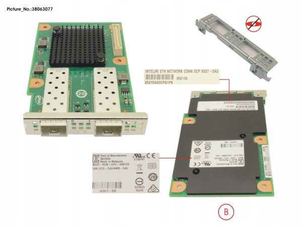 S26361-F3953-L211 LAN EM 2x10GB SFP+ OCP interface