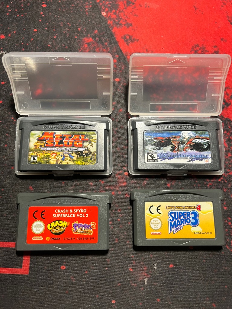 4 gry na game boy advance OKAZJA