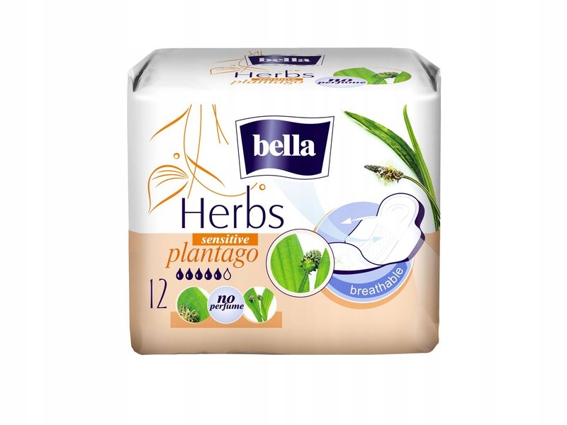 Bella Herbs Babka Lancetowata podpaski 12szt