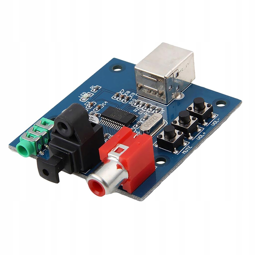 PCM2704 USB DAC to S/PDIF Sound Card Decoder Board with Analog Output 98dB