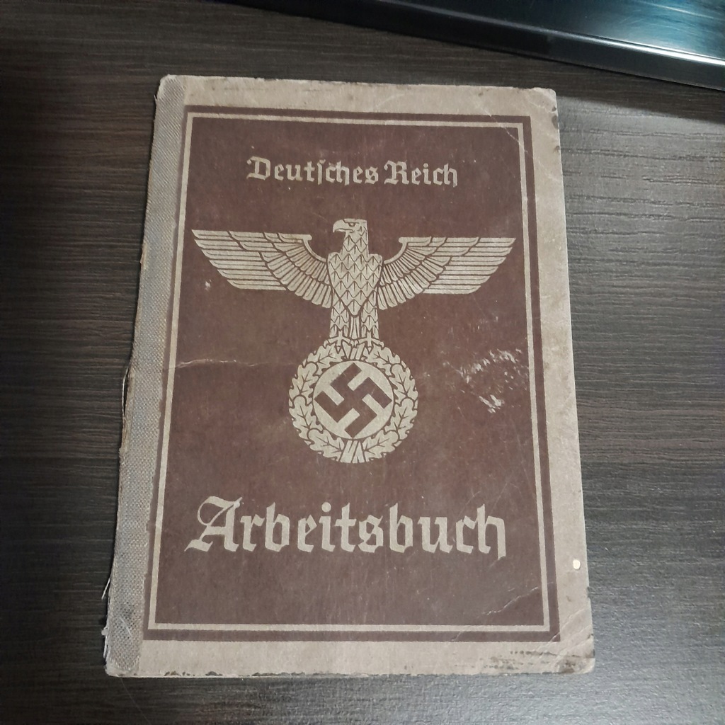 Arbeitsbuch Arbeitslager Gleiwitz 1944r