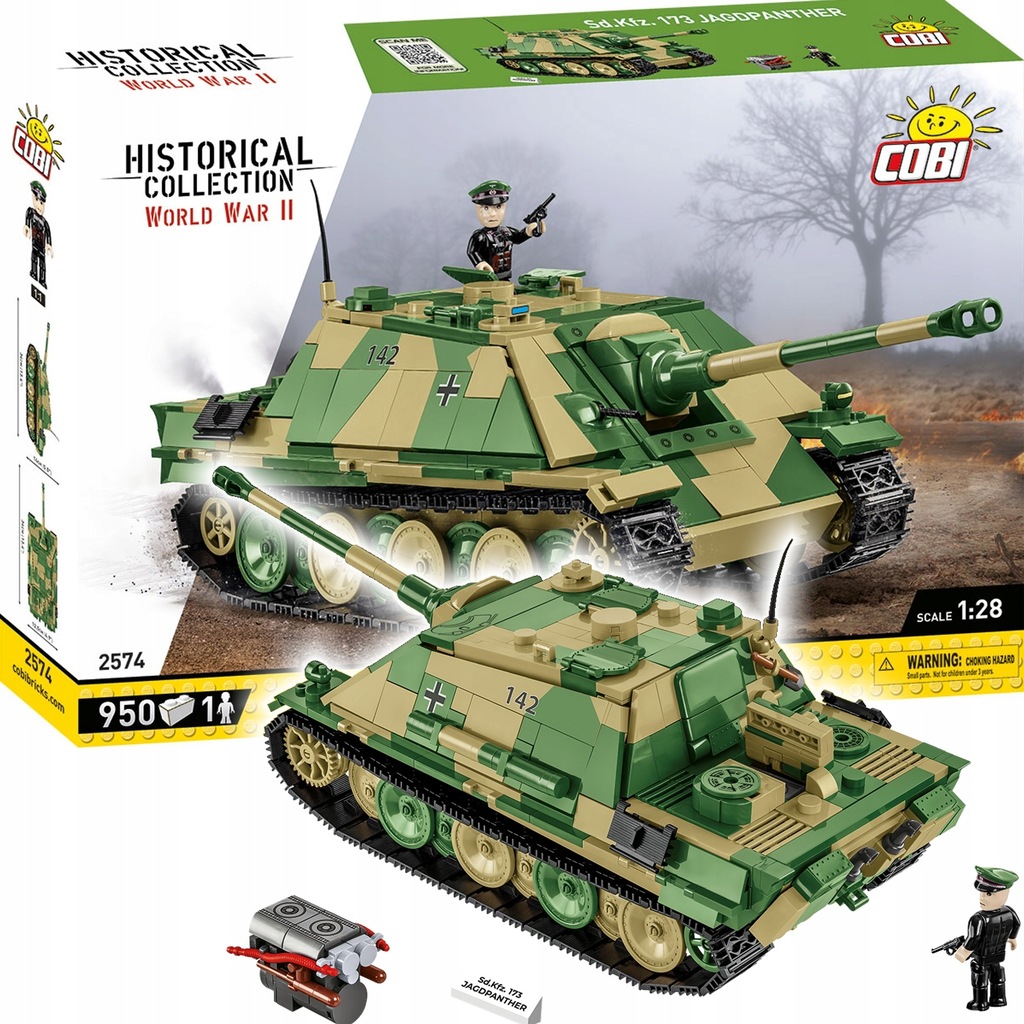 COBI 2574 Niemiecki niszczyciel czołgów JAGDPANTHER (SD.KFZ.173)