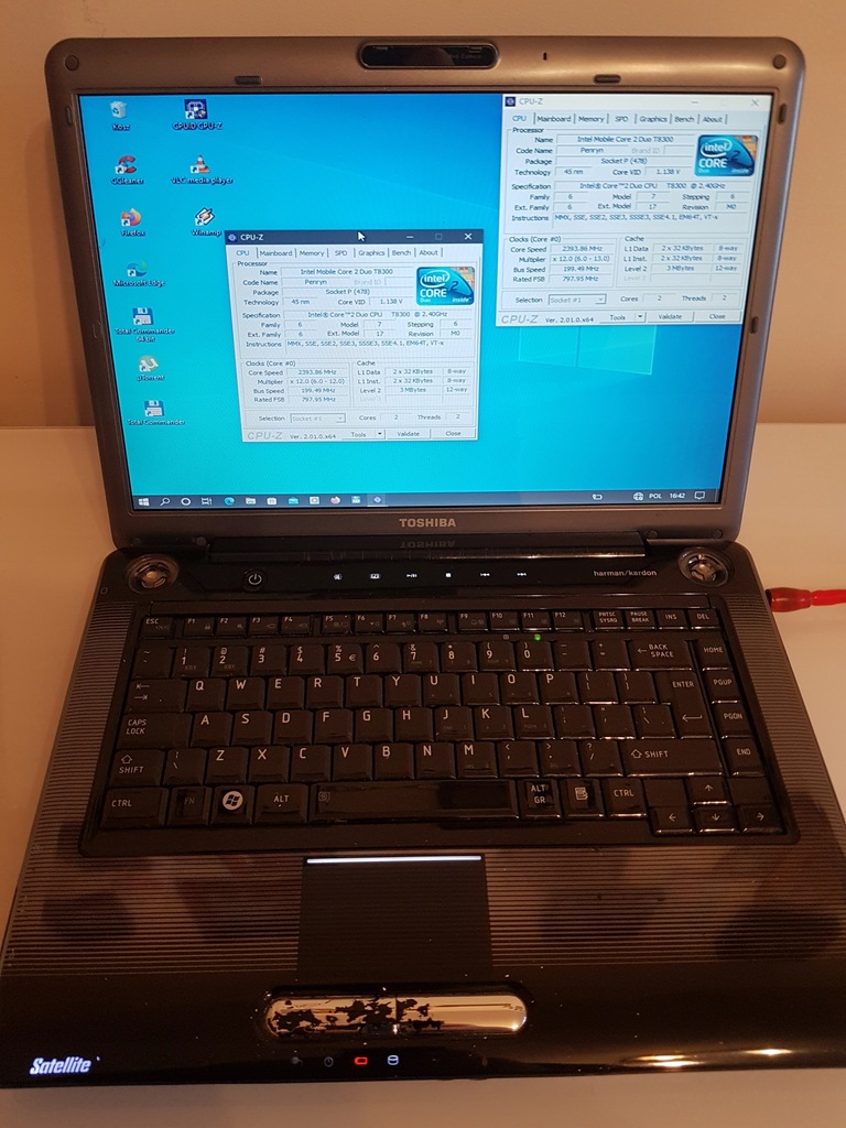 Toshiba SATELLITE A300 15,4 IC2Duo 2,4GHz 4/120GB