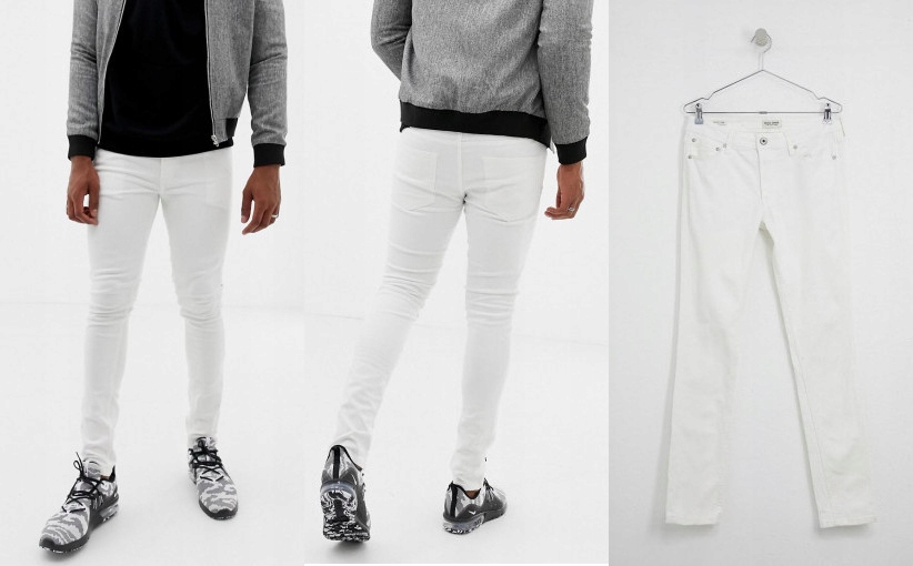 10V177 JACK JONES__XCU SPODNIE JEANS SKINNY__L