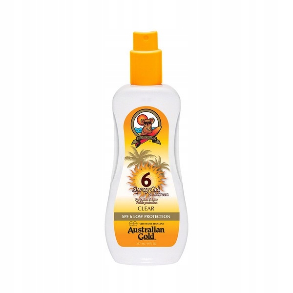 Australian Gold Gel Clear SPF6 237ml spray