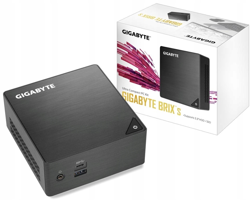 Gigabyte GB-BLPD-5005 komputer typu barebone Czarny BGA 1090 J5005 1,5 GHz