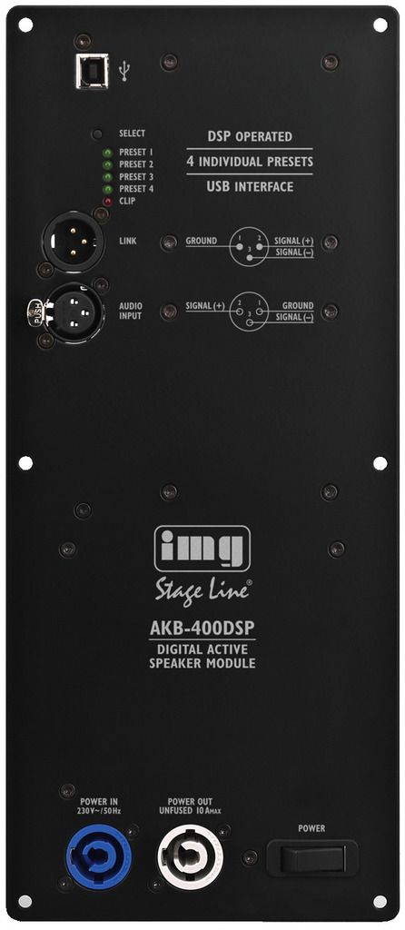 Panel wzmac. 400W RMS z procesorem AKB-400DSP IMG